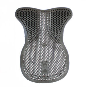 Acavallo Gel-Pad vorne erhöht schwarz WB