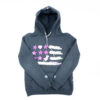 OSWSA Damen-Hoodie dunkelblau/pink M