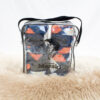 Reitsport Manski Bandagen navy/orange kariert WB – Bild 3