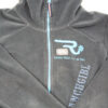 OSWSA Damen-Fleecejacke grau/türkis M – Bild 2