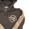 OSWSA Damen-Sweatjacke braun/roségold XS – Bild 3