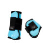 HKM Spring-Gamaschen & Streichkappen Aqua 4er Set VB/WB