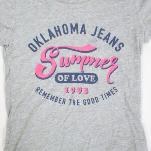 Oklahoma Jeans T-Shirt grau XS