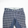 Covalliero Damen Vollbesatzreithose blau kariert 40 – Bild 5