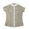 Stonedeek Bluse Streifen beige M