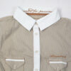 Stonedeek Bluse Streifen beige M – Bild 2