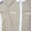 Stonedeek Bluse Streifen beige M – Bild 3