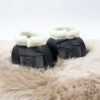 Showmaster Teddyfleece-Hufglocken schwarz WB