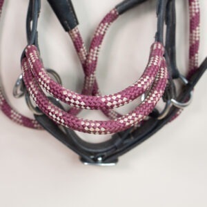 Barefoot gebissloser Zaum Syringa braun/bordeaux Full