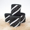Bandagen mit Glitzer schwarz WB