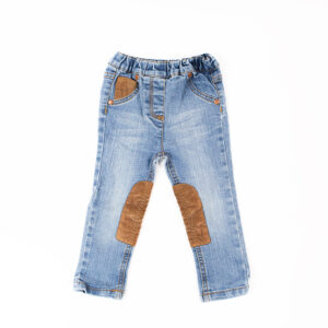 Topomini Kinder-Kniebesatzreithose Jeans 86