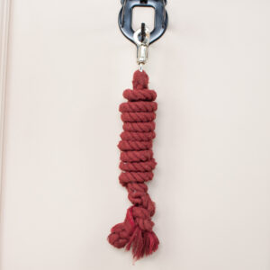 Führstrick mit Panikhaken rot