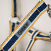Eskadron Halfter Striped navy/white/papaya P2 – Bild 3