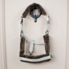 Eskadron Platinum Halfter Doublepin Glossy FauxFur Greige P2