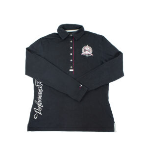 Felix Bühler Langarm-Poloshirt schwarz XL