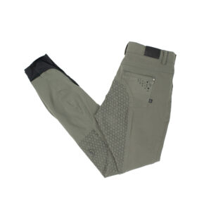 BR Grip-Vollbesatzreithose grau-grün 176