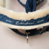 Eskadron Halfter Doublepin Glossy FauxFur navy WB – Bild 6