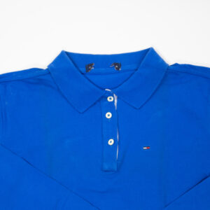 Tommy Hilfiger Langarm-Poloshirt blau L