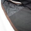 Abschwitzdecke schwarz mit braunem Rand 155 – Bild 7