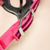 HKM Halfter mit Kunstfell Glitter pink Pony – Bild 5