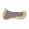 Mattes Lammfell Sattelpad grau DR/L