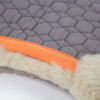 Mattes Lammfell Sattelpad grau DR/L – Bild 5