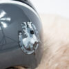 Casco Reithelm Nori schwarz/grau S – Bild 2