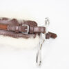 Loesdau Hackamore mit Lammfellpolster braun – Bild 2