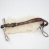 Loesdau Hackamore mit Lammfellpolster braun – Bild 3