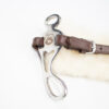 Loesdau Hackamore mit Lammfellpolster braun – Bild 4
