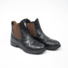 Pfiff Reitstiefeletten Jodhpur schwarz/braun 31