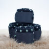 Showmaster Bandagen Punkte navy 4er Set Pony