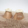 Covalliero Hufglocken metallic gold M 2er Set