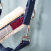 Eskadron Halfter FauxFur navy/rot/weiß COB – Bild 3