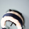 Eskadron Halfter FauxFur navy/rot/weiß COB – Bild 5