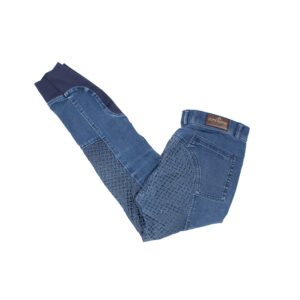 Black Forest Jeansreithose mit Silikonvollbesatz blau 164