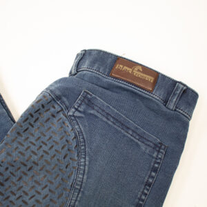 Black Forest Jeansreithose mit Silikonvollbesatz blau 164