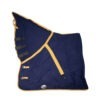 Busse Abschwitzdecke mit Halsteil navy/gelb 145