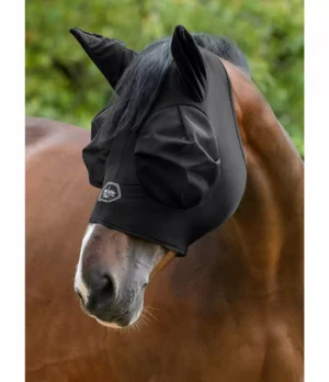 Felix Bühler Fliegenmaske mit Reißverschluss Stretch Comfort schwarz M