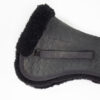 Mattes Lammfell Sattelpad schwarz DR/L – Bild 2