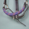 Euroriding Lederhalfter Rope schwarz Pony – Bild 2