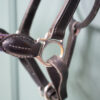Euroriding Lederhalfter Rope schwarz Pony – Bild 5
