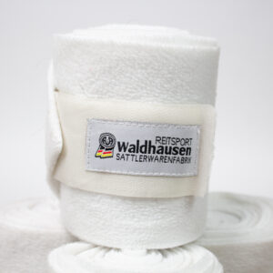 Waldhausen Bandagen Fleece weiß 4er Set WB