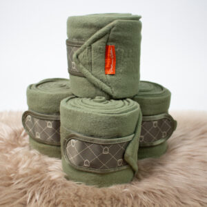 Eskadron Platinum Bandagen Fleece martini/olive 4er Set WB