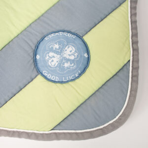 Eskadron Nici Schabracke Polo Pad striped midblue/pistachio DR