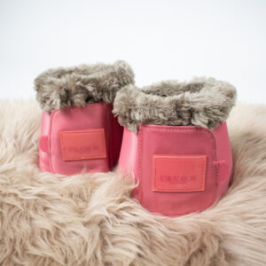 Eskadron Hufglocken softslate fauxfur rouge M