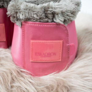 Eskadron Hufglocken softslate fauxfur rouge M