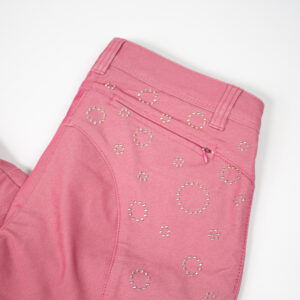 Animo Jeansreithose mit Silikonkniebesatz rosa 34