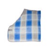 Eskadron Abschwitzdecke Dralon check atlanticblue/marshmellow/silver pearl M/135