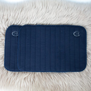 Riderschoice Bandagierunterlagen Classic 2er Set navy 25×35 cm